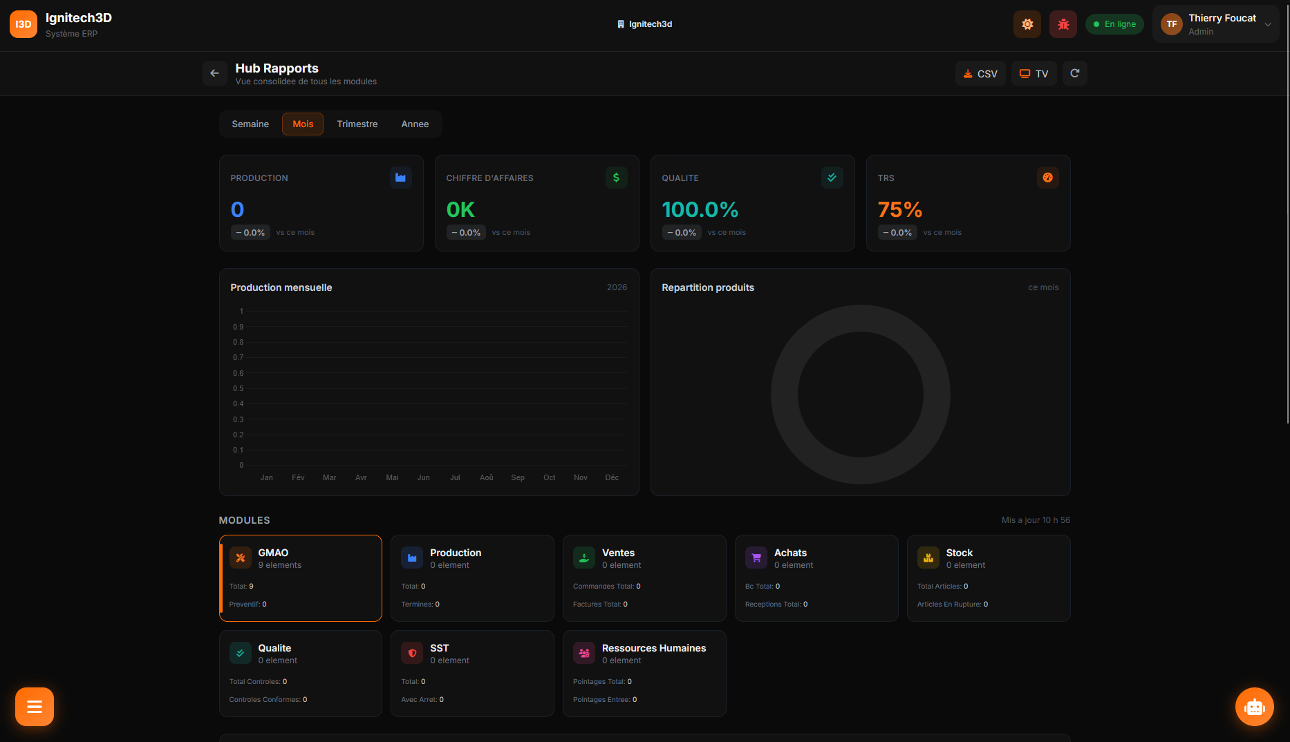 Ignitech3D sur tablette